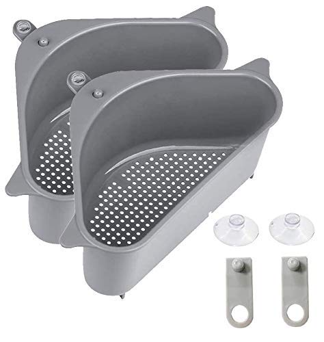 Pack of 2 Kitchen Countertop Organizer Racks | Space-Saving Corner Storage Shelf
