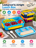 Premium Leakproof & Airtight Lunch Box | Easy-Carry Tiffin for School, Office & Travel